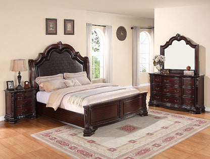 B16 Dark Cherry Brown BEDROOM GROUP