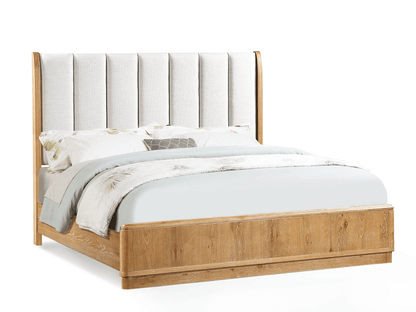 B1 5 pcs bed set -natural wood