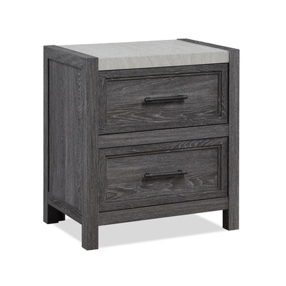 B4 Gray Panel Bedroom Set 5pcs