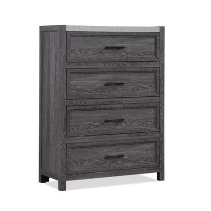 B4 Gray Panel Bedroom Set 5pcs