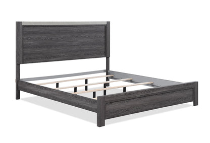B4 Gray Panel Bedroom Set 5pcs