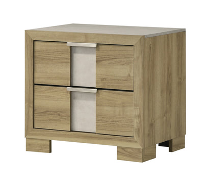 B2 LED 5 pc bed set -natural wood