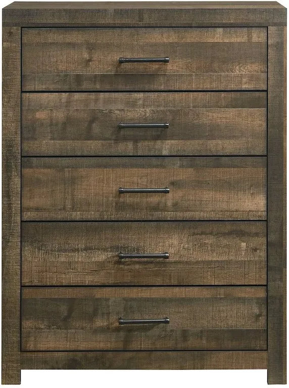 B13 Bookcase Music Bedroom Set -5 Piece Bedroom Set