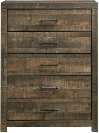 B13 Bookcase Music Bedroom Set -5 Piece Bedroom Set