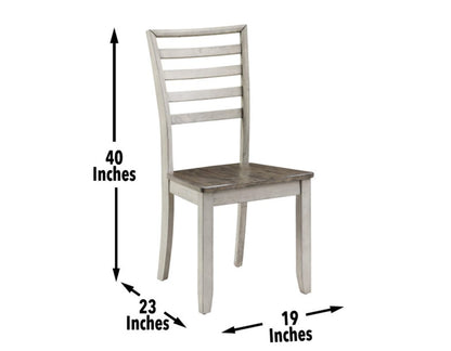 Abacus 5-Piece Dining Set (Table & 4 Side Chairs) SS