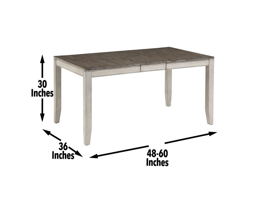 Abacus 5-Piece Dining Set (Table & 4 Side Chairs) SS