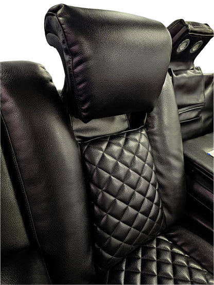 implosion black Power Led sofa + love seat