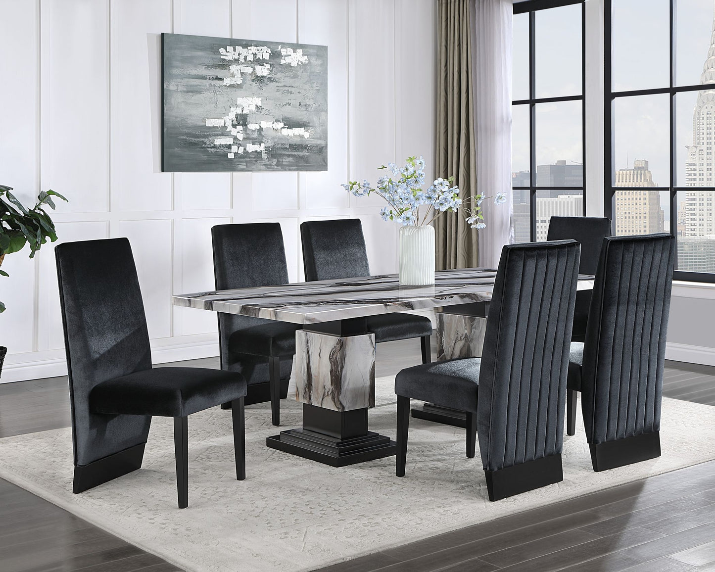 D12 Panda dinning 7pcs