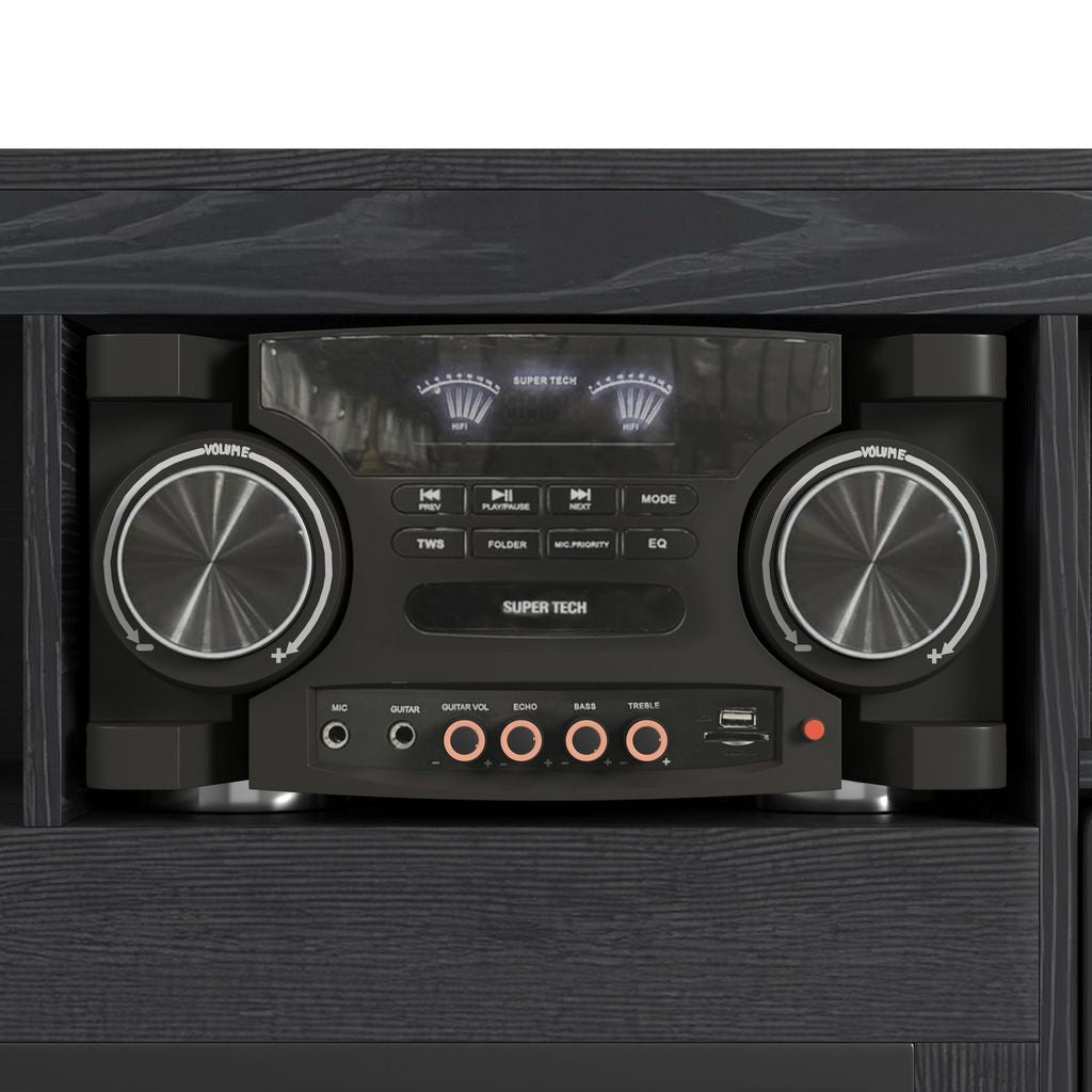 Bluetooth karaoke Black TV Stand
