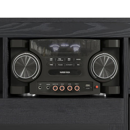 Bluetooth karaoke Black TV Stand