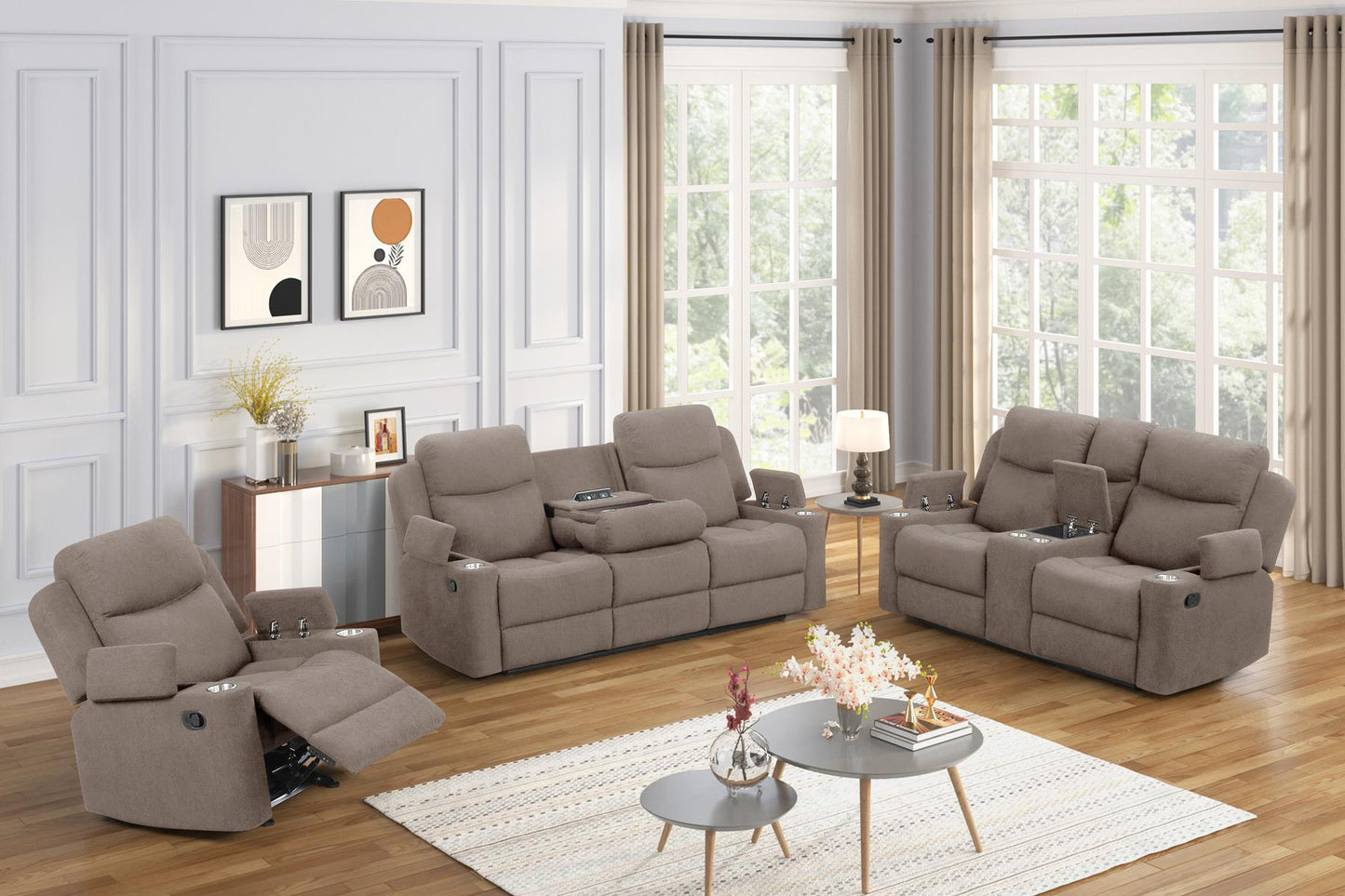 Dakota – 3pc – brown