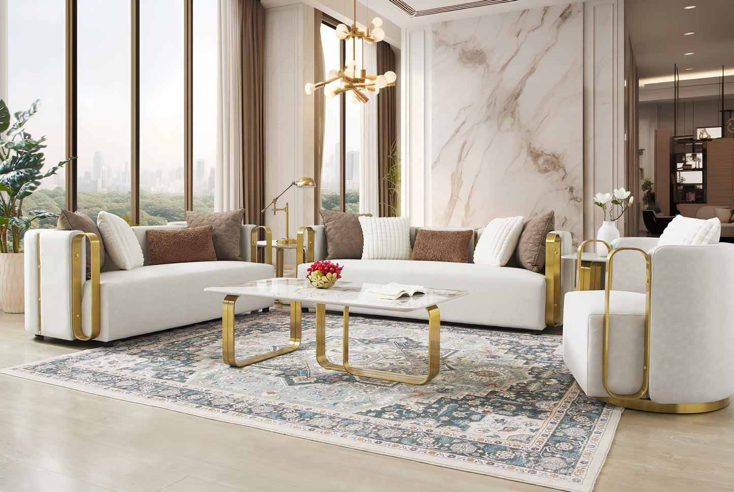 3PC SOFA SET luxury set HD-3156