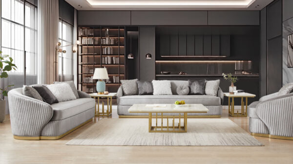 3PC SOFA SET luxury set HD-7008