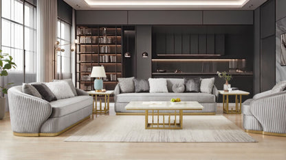 3PC SOFA SET luxury set HD-7008