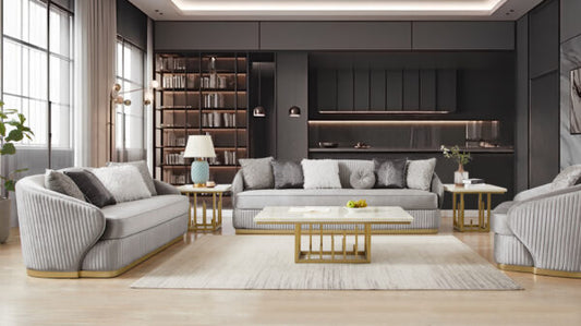 3PC SOFA SET luxury set HD-7008