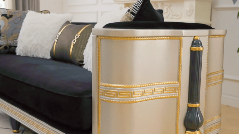 3PC FRENCH SALON SOFA SET HD-9042