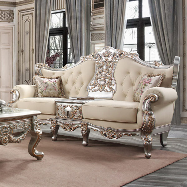 3PC FRENCH SALON SOFA SET HD-91633