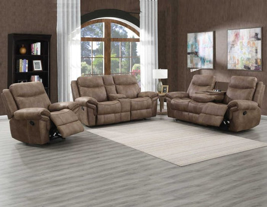 Nashville 3-Piece Manual Reclining Set SS
