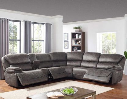 Plaza 6-Piece Power Reclining Sectional SS