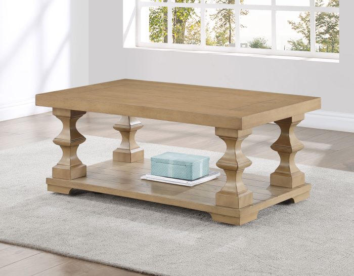 Coffee Table with Casters, Sand SS