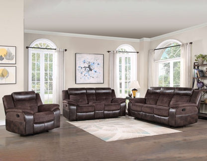 Pueblo 3 Piece Manual Motion Set (Sofa, Loveseat & Chair) SS