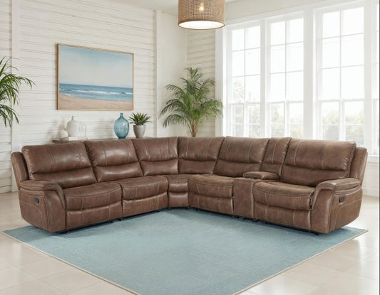 6-Piece Manual Reclining Sectional SS