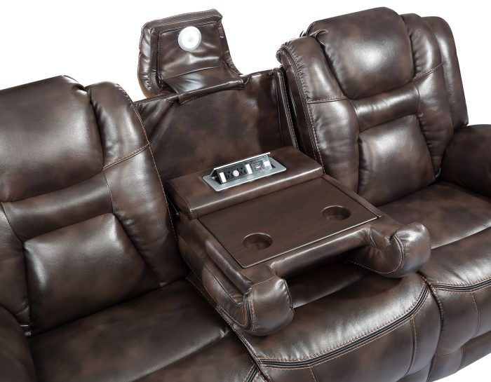 Oportuna 3-Piece Dual-Power Reclining Set (Sofa, Loveseat & Chair) SS