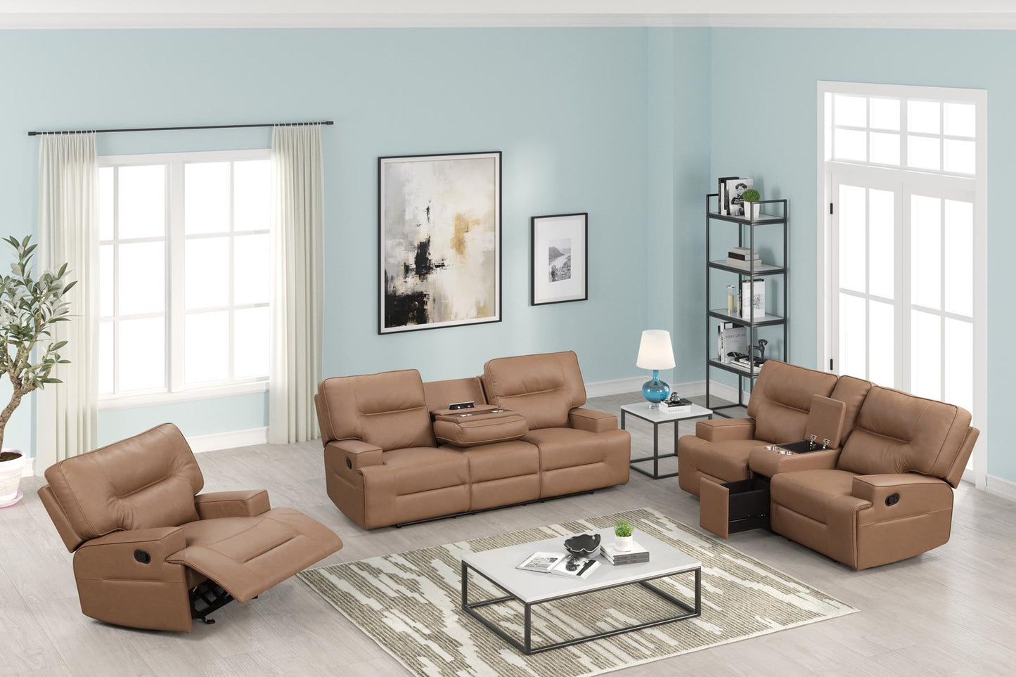 Zurich – 3pc – Brown