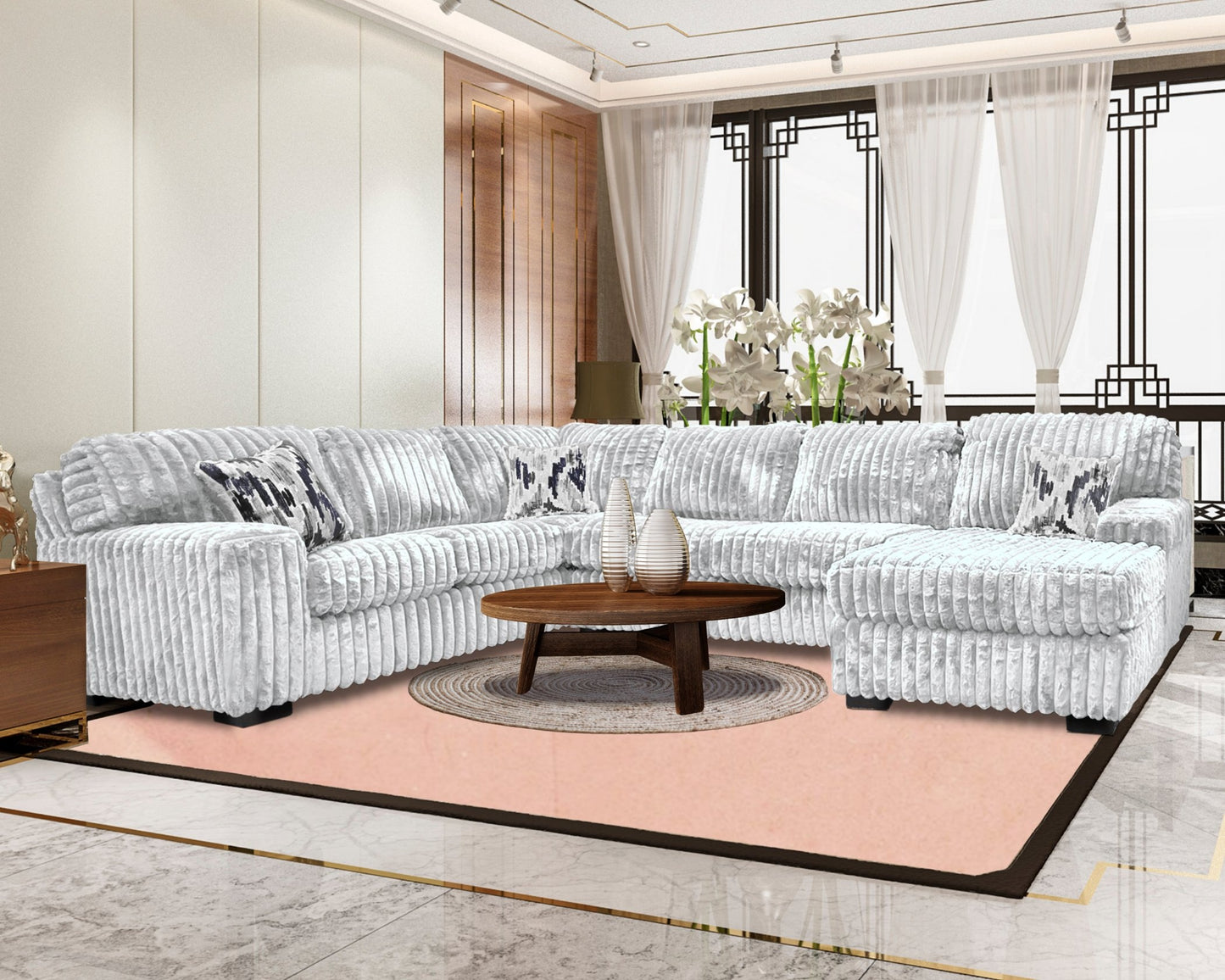 Hugo Silver Sectional