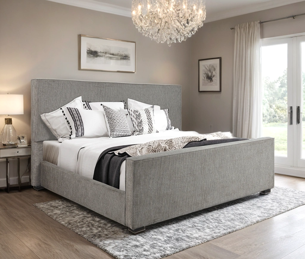 HH AVA Upholstered | Gray | Queen, King
