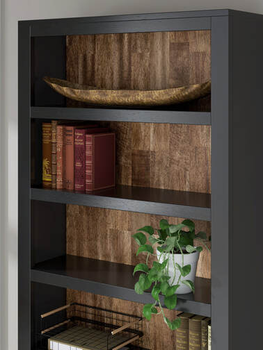 HH Brown/Black Bookcase H66470