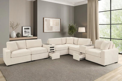 HH Barista 8PC Modular Sectional | w/Bluetooth Speaker |