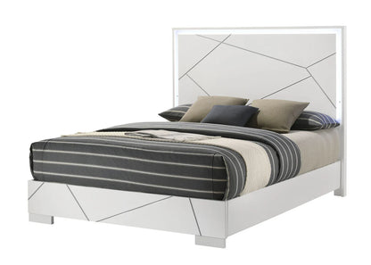 B8 5pcs white led/ desgin bed set