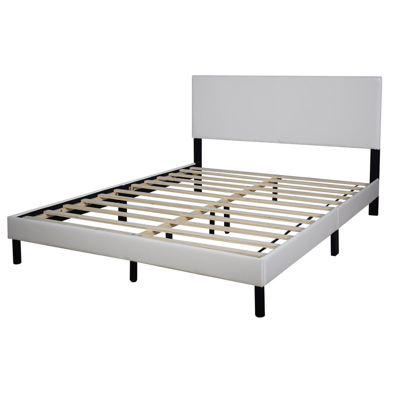 HH 120 PU Platform| White | Twin, Full, Queen, King