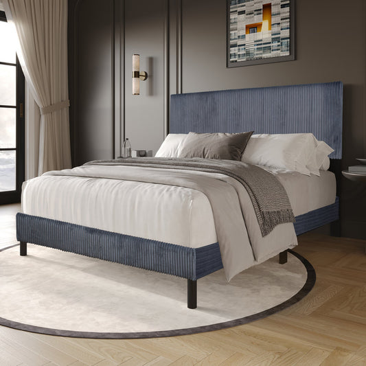 HH 150 Platform Bed |Gray| Full Only
