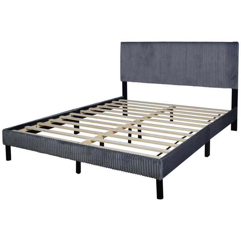 HH 150 Platform Bed |Gray| Full Only