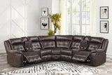 Jacob2 Espresso - Reclining Sectional HH