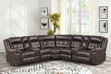 Jacob2 Espresso - Reclining Sectional HH