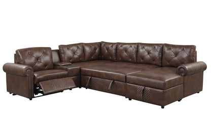HH Winston Power Reclining Sectional |w/Pull-Out Bed|